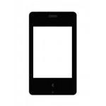 Replacement Front Glass For Nokia Asha 500 Rm934 Black By - Maxbhi.com
