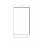 Replacement Front Glass For Lyf Water 1 White By - Maxbhi.com