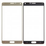 Replacement Front Glass For Samsung Galaxy Note 4 Cdma Gold By - Maxbhi Com