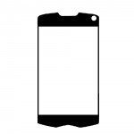 Replacement Front Glass For Samsung S8500 Wave Black By - Maxbhi.com