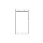 Replacement Front Glass For Karbonn Titanium Mach One Plus White By - Maxbhi.com
