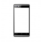 Replacement Front Glass For Micromax Canvas Fire 4g Q411 Black By - Maxbhi.com