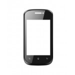 Replacement Front Glass For Intex Cloud X3 Black By - Maxbhi.com