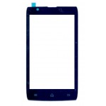 Replacement Front Glass For Intex Cloud Y4 Plus Black By - Maxbhi Com