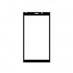 Replacement Front Glass For Celkon Q500 Millennium Ultra Black By - Maxbhi.com