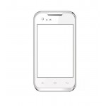 Replacement Front Glass For Gionee Pioneer P1 White By - Maxbhi.com