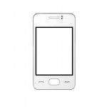 Replacement Front Glass For Samsung Rex 80 S5222r White By - Maxbhi.com