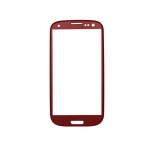 Replacement Front Glass For Samsung Galaxy S3 I535 Red By - Maxbhi.com