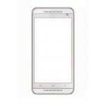 Replacement Front Glass For Hitech Amaze S1 Gold By - Maxbhi.com