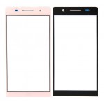 Replacement Front Glass For Huawei Ascend P6 Pink By - Maxbhi Com