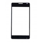 Replacement Front Glass For Sony Ericsson Xperia E1 D2005 Black By - Maxbhi.com