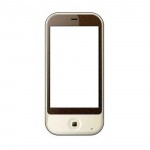 Replacement Front Glass For Spice M6700 Cappuccino Black By - Maxbhi.com