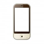 Replacement Front Glass For Spice M6700 Cappuccino White By - Maxbhi.com