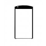 Replacement Front Glass For Kyocera Brigadier Black By - Maxbhi.com
