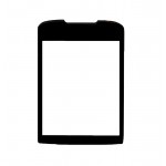 Replacement Front Glass For Samsung Corby Ii S3850 Black By - Maxbhi.com