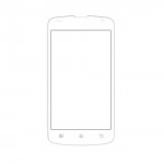 Replacement Front Glass For Intex Aqua Superb White By - Maxbhi.com