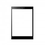 Replacement Front Glass For Micromax Canvas Breeze Tab P660 Black By - Maxbhi.com