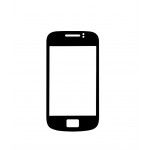 Replacement Front Glass For Samsung Galaxy Mini 2 S6500 Black By - Maxbhi.com