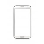 Replacement Front Glass For Samsung Galaxy Note Ii Cdma N719 White By - Maxbhi.com
