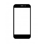 Replacement Front Glass For Celkon Q450 Black By - Maxbhi.com
