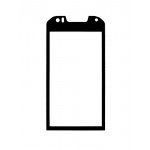 Replacement Front Glass For Cat S60 Black By - Maxbhi.com