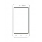 Replacement Front Glass For Hpl Platinum A50q White By - Maxbhi.com