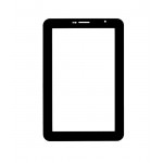 Replacement Front Glass For Samsung P6810 Galaxy Tab 7.7 Black By - Maxbhi.com