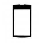 Replacement Front Glass For Nokia Asha 306 Grey By - Maxbhi.com