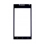 Replacement Front Glass For Huawei Ascend P1 Black By - Maxbhi.com