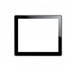 Replacement Front Glass For Iball Slide 3g 9728 White By - Maxbhi.com