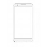 Replacement Front Glass For Intex Aqua I6 White By - Maxbhi.com