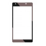 Replacement Front Glass For Sony Xperia Z2a D6563 Black By - Maxbhi.com