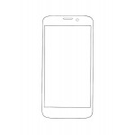 Replacement Front Glass For Tecno R7 White By - Maxbhi.com