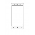 Replacement Front Glass For Videocon Z55 Dash White By - Maxbhi.com