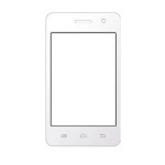Replacement Front Glass For Intex Aqua P3 White By - Maxbhi.com
