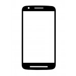 Replacement Front Glass For Moto E3 Black By - Maxbhi.com