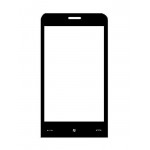 Replacement Front Glass For Garminasus Nuvifone M10 Black By - Maxbhi.com