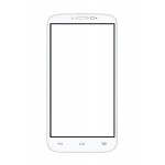 Replacement Front Glass For Idea Ultra Ii White By - Maxbhi.com