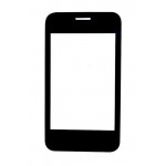 Replacement Front Glass For Intex Cloud X12 Black By - Maxbhi.com
