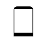 Replacement Front Glass For Spice M5460 Flo White Blue By - Maxbhi.com