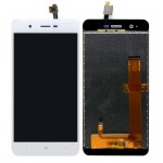 Lcd With Touch Screen For Yu Yunique 2 Plus White By - Maxbhi Com