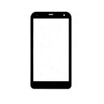 Replacement Front Glass For Motorola Defy Xt535 Black By - Maxbhi.com