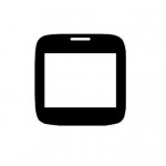 Replacement Front Glass For Zen Z90 Purple By - Maxbhi.com