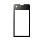 Replacement Front Glass For Sony Xperia Sx So05d Black By - Maxbhi.com