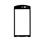 Replacement Front Glass For Sony Ericsson Vivaz 2 Mt15i Black By - Maxbhi.com