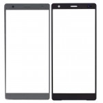 Replacement Front Glass For Sony Xperia Xz2 Silver By - Maxbhi Com