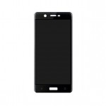 LCD with Touch Screen for Nokia 4 White