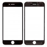 Replacement Front Glass For Apple Iphone 8 Black By - Maxbhi Com