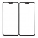 Replacement Front Glass For Oneplus 6 Black By - Maxbhi Com