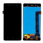 Lcd With Touch Screen For Lava Z80 Black By - Maxbhi Com